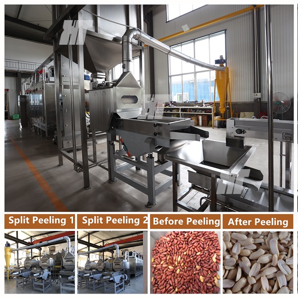 Split Peanut Peeling Machine