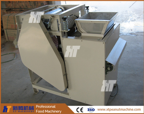 Chickpeas peeling and frying machine